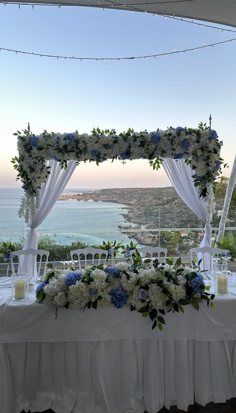 Bespoke wedding decorations for weddings in Cyprus